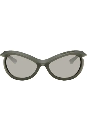 Burberry Lunettes de soleil vertes à œillères