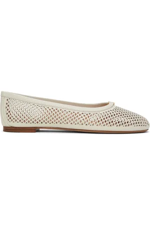 Chloé Ballerines blanc cassé à ferrure Marcie