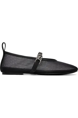 RAG&BONE Ballerines de style Charles IX noires à boucle Spire