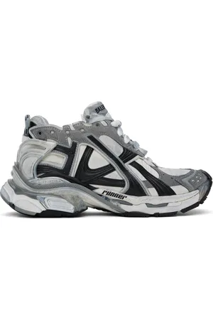 Balenciaga Baskets de course blanc et gris