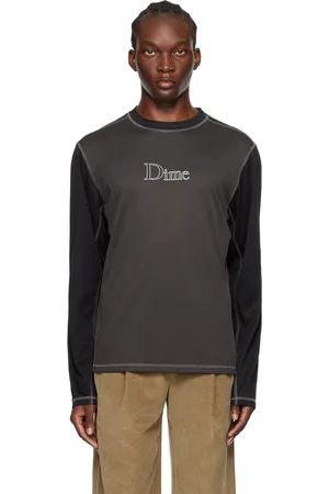 DIME T-shirt de sport à manches longues gris