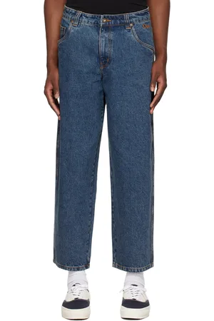 DIME Jean ample bleu à logos