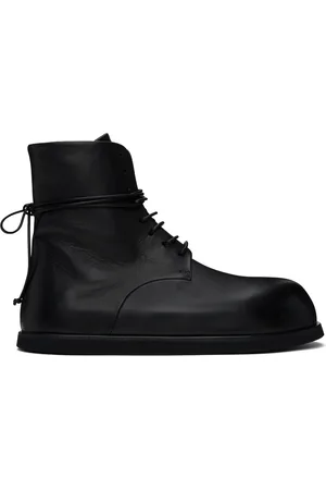 MARSÈLL Bottines Gigante noires à laçage