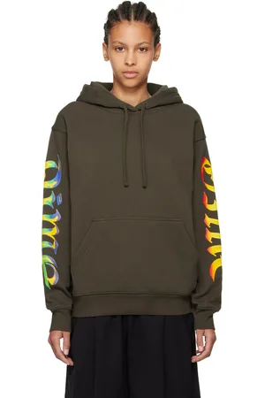 DIME Pull à capuche Vert noir