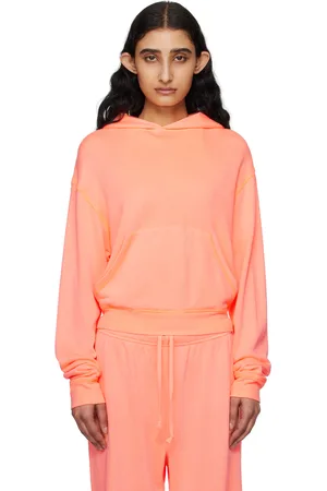 SKIMS Pull à capuche orange - Modal French Terry