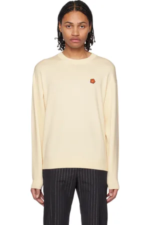 Kenzo Pull blanc cassé - BOKE FLOWER