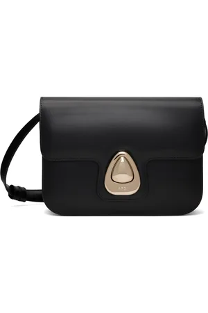 A.P.C. Petit sac noir à fermoir Astra
