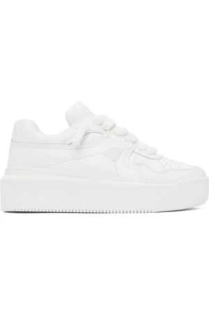 VALENTINO GARAVANI Baskets surdimensionnées blanches à clou One Stud