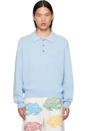BODE Polo bleu à trois boutons