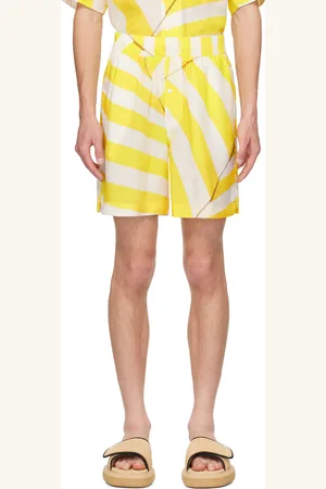 Eytys Short Aniara jaune et blanc