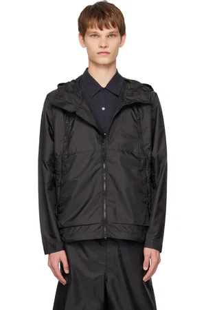 Norse projects Blouson coupe-vent noir à capuche