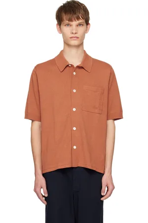 Norse projects Chemise Rollo orange