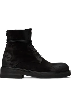 MARSÈLL Bottines Parrucca noires à laçage
