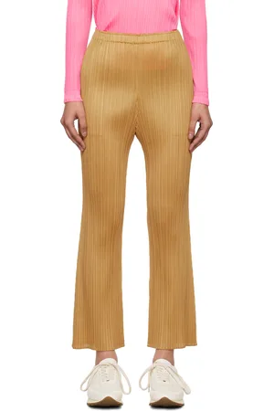 PLEATS PLEASE ISSEY MIYAKE Pantalon Monthly Colors May jaune