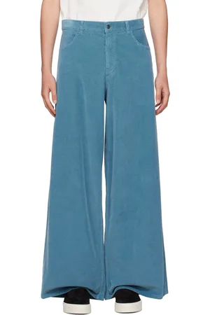 The Row Pantalon Chani bleu