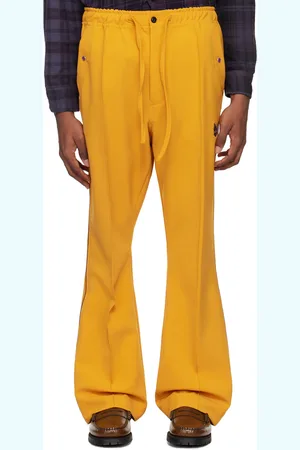 Pins & Needles Pantalon de style western jaune à passepoils