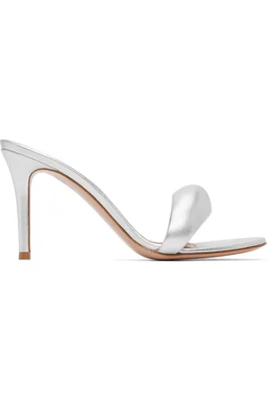 Gianvito Rossi Mules Bijoux 85 argentées