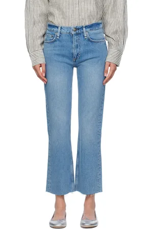 RAG&BONE Jean semi-évasé écourté Peyton bleu