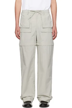 Helmut Lang Pantalon cargo transformable beige