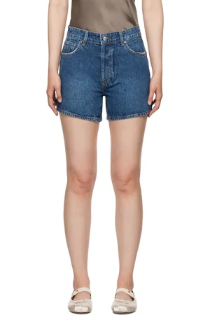 ANINE BING Short Dalton indigo en denim