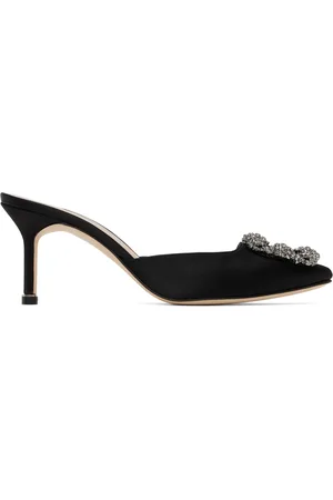 Manolo Blahnik Mules Hangisimu noires