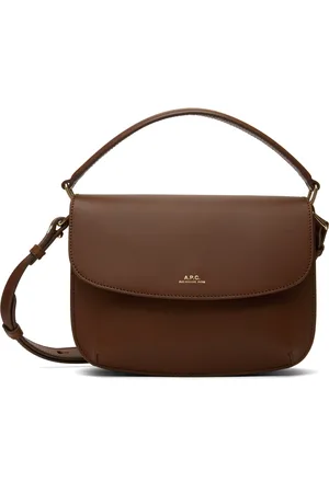 A.P.C. Mini sac à bandoulière Sarah brun