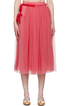 Molly Goddard Jupe midi Lottie rose