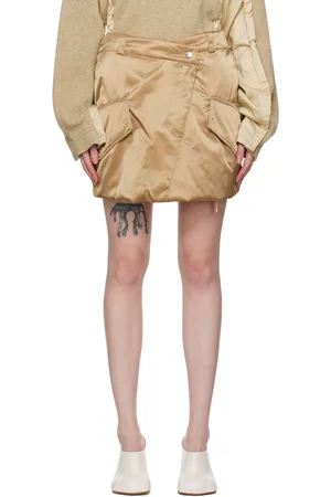 J.W.Anderson Minijupe rembourrée beige