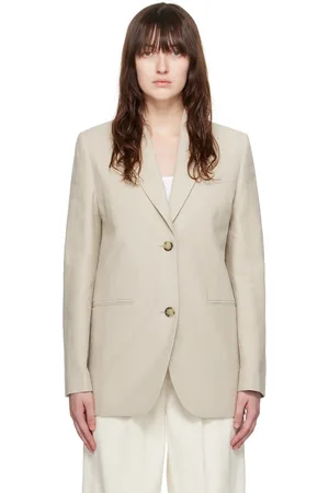 Totême Veston façon tailleur beige