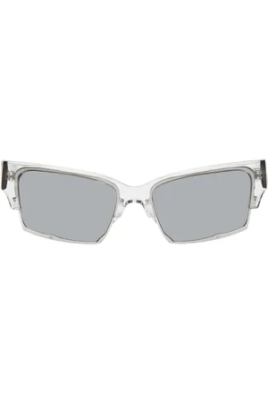ECKHAUS LATTA Lunettes de soleil Club argentées exclusives à SSENSE