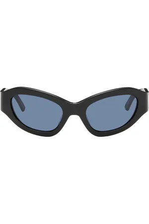 ECKHAUS LATTA Lunettes de soleil Bug noires exclusives à SSENSE