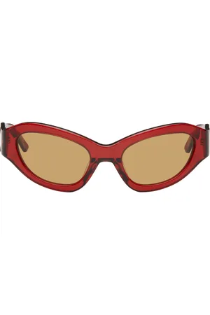 ECKHAUS LATTA Lunettes de soleil Bug rouges exclusives à SSENSE