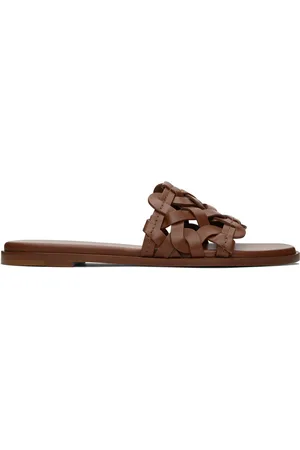Gianvito Rossi Sandales Amalfi brunes