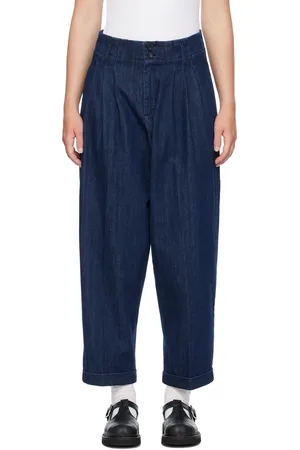 YMC Pantalon Keaton indigo en denim