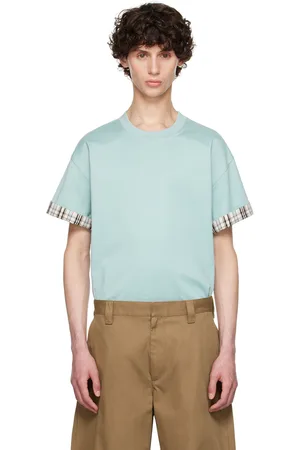 Bottega Veneta T-shirt bleu à doublure