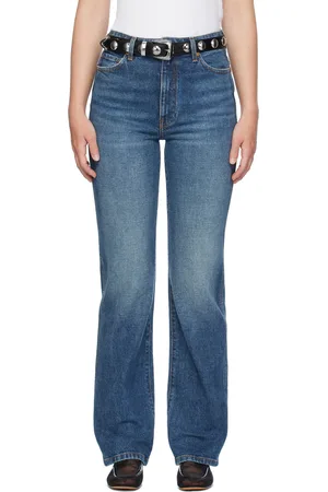 Khaite Jean Danielle bleu en denim extensible