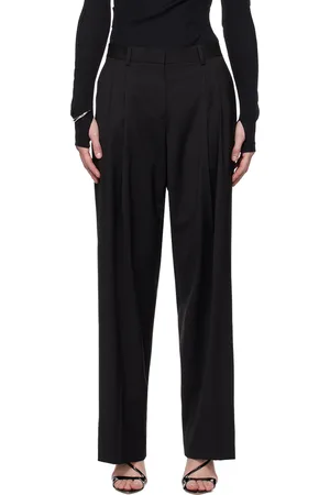 Helmut Lang Pantalon noir à plis