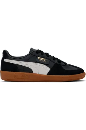 PUMA Baskets Palermo noires en cuir