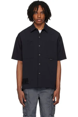 Izzue Chemise noire à boutons