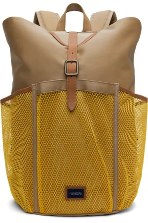 NANAMÍCA Sac à dos hydrofuge beige et jaune