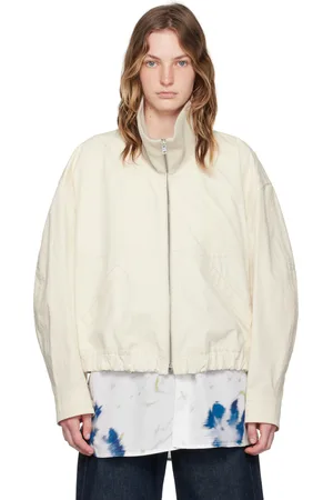 LEMAIRE Blouson étagé blanc cassé