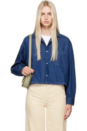 A.P.C. Chemise Samantha indigo en denim