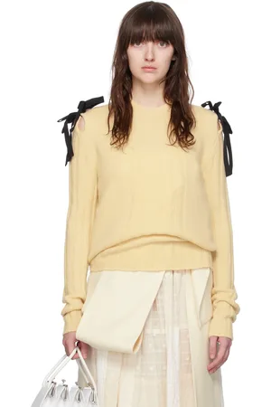 Molly Goddard Pull Ozzy blanc cassé