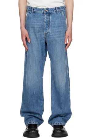 Bottega Veneta Jean bleu à effet délavé