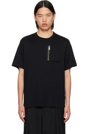 Helmut Lang T-shirt noir à poche utilitaire