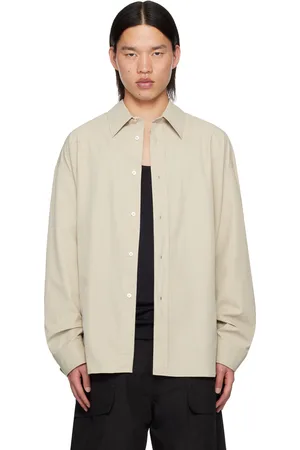 STUDIO NICHOLSON Chemise Cloud beige
