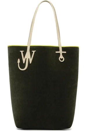 J.W.Anderson Grand cabas vert à logo