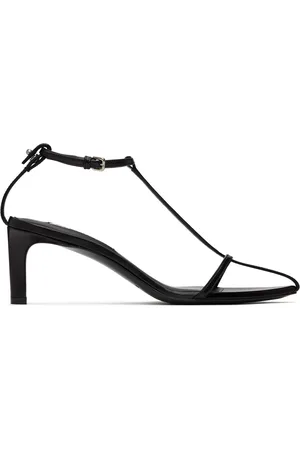 Jil Sander Sandales à talon aiguille noires