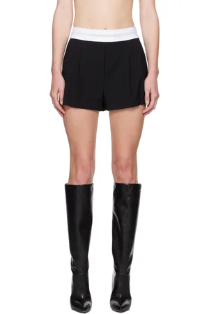 Alexander Wang Short noir à plis