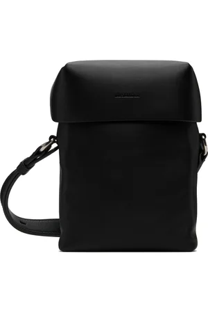 Jil Sander Petit sac noir à rabat